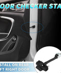 Citroen C4 Cactus Rear Door Hinge Kit With Check Strap Stopper Replacement for 2014 2015 2016 2017 2018 2019, door check detail