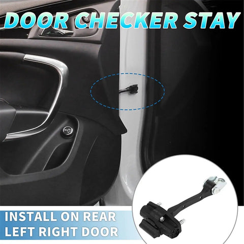 Citroen C4 Cactus Rear Door Hinge Kit With Check Strap Stopper Replacement for 2014 2015 2016 2017 2018 2019, door check detail