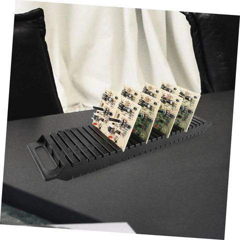 ESD Safe Circuit Board Storage Stand And Anti Static Rack For PCB Repair holding multiple circuit boards