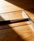 Pro Grade 15.25 Inch Sheet Metal Bender Folding Tool With 1 Inch Hem Depth on wooden surface