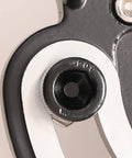 Close-up of hex key drive hole in Heavy Duty 3/8-16 By 7/8 Inch Socket Head Cap Screws Bolts 20 Pack.