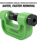 Brake Anchor Pin Press For S Cam Brakes, 10 Ton Heavy Duty Tool For Trailer And Tractor Brake Systems, No Hub Removal