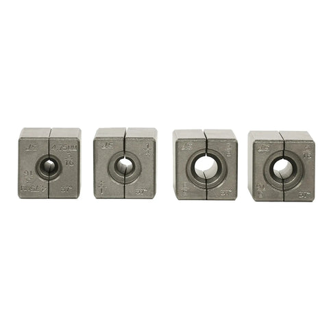 Pro Level 37 Degree Flare Die Set For Brake Line Kits With Seven Fast Swap Forming Dies And Sturdy Turret Base Built To Lay Down Crisp Clean Flares On Standard Brakeline Tubing For Weekend Grinders