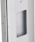 Under Cabinet Power Distribution Box Slim Fit White Metal For TV DVD And Security Systems With Multimedia Outlet Ready Slot