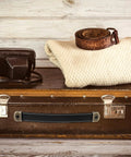 Two Leather Drawer Pulls With Mounting Screws Included For Drawers Cabinets Luggage Trunks And Suitcases, black handle on trunk