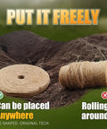Natural Jute Twine String 1000ft 2mm 3 Ply Bulk Rope for Crafts Gardening Gift Wrapping Wedding Decor Macrame on soil