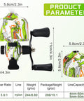 Spincast Fishing Reel Size 30 With Right Or Left Hand Retrieve 3 9 To 1 Gear Ratio Pre Spooled With Line Stainless Steel Dual Line Pickup