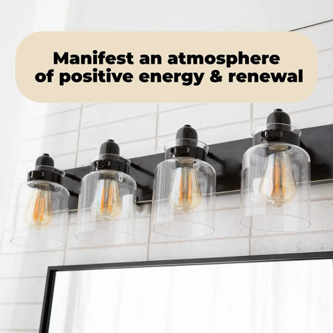 Antique Bronze Four Light Bath Vanity Light Fixture For That Warm Bath Vibe Interior Lighting With Classic Style Easy Mount Durable Build Perfect For Powder Rooms And Master Bathrooms