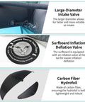 Dope Portable Inflatable Hydrofoil Board Kit With Wing For Surfing And Wing Foil Lightweight Packable Foil Surfboard inflation valve