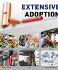 Uninsulated Butt Connectors Kit With 24 Bare Copper Splice Terminals AWG 8-4 And 24 Pcs 3 To 1 Heat Shrink Tubing for automotive and industrial use