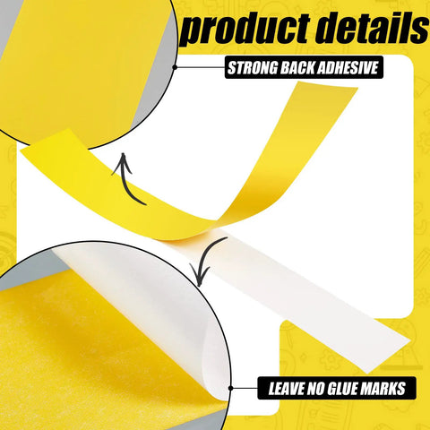 Tough As Nails Zero Clearance Tape For Miter Saw 20 Pack Self Adhesive Woodworking Gap Strips showing strong adhesive backing.