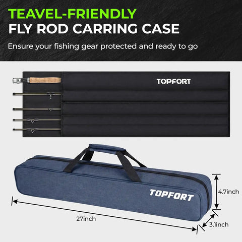 Complete Fly Fishing Gear Kit With Four Piece Rod And Pre Spool Reel Includes Twelve Flies Leader Nippers Forceps Zinger Carrying Case