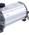 Heavy Duty Electric Hydraulic Trailer Brake Actuator 1000 Psi Four Wire Harness, robust silver aluminum design for trailer braking.