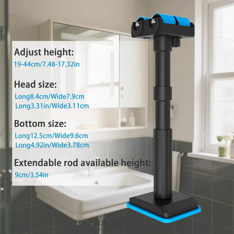No Sweat Adjustable Telescopic Furniture Lifter Brackets With Heavy Duty 220 Pound Support Jack for Bathroom Vanities dimensions