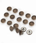 20 Sets Of 17mm Replacement Jeans Buttons Snap Kit With Metal Rivets For Jeans Denim Pants No Sew Button Replacement View