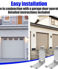 One Pair Low Headroom Garage Door Top Brackets And Hinges For Standard Lift Doors Fits 12 Inch Or 15 Inch Radius Tracks Works With Clopay And Hurricane Brackets Ideal For Roller Replacement And Repairs