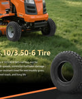 4.10/3.50-6 Outer Tire Replacement Fits 13x4.00-6 Go Kart ATV Quad Mini Bike Lawn Equipment Garden Rototiller Snow Blower