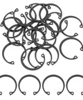 Built To Last Heavy Duty 1 Inch Internal Retaining Ring Circlip Set Of 20 For Grooved Shafts And Studs 65Mn Spring Steel Black
