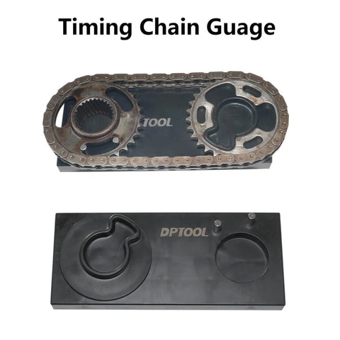 Double Vanos Twin Camshaft Alignment Timing Locking Tool Kit For BMW M52 M52TU M54 M56 Engines, timing chain gauge visible