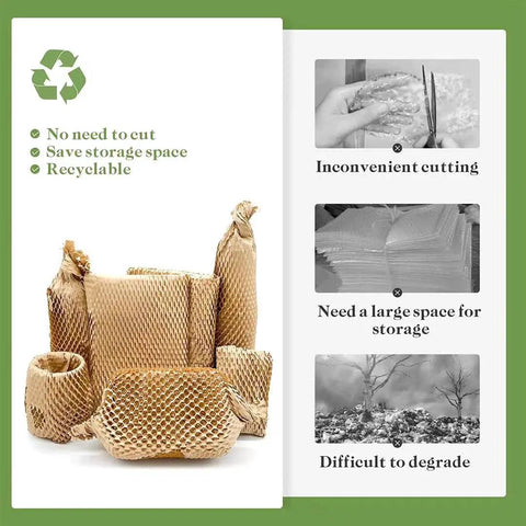 Packing Paper Roll 15 Inch By 131 Foot Cushioning Alternative To Bubble Wrap For Moving And Shipping Eco Friendly Recyclable Kraft Paper