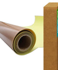 36 Inch By 15 Foot PTFE Coated Heat Press Cover Sheet Self Adhesive Fiberglass Fabric 5 Mil Thick Pro Grade Heat Resistant Craft Mat