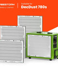 MERV 13 Filter For DecDust 780S Dust Collector 3 Pack with dust collector unit, strong dust capture, durable construction.