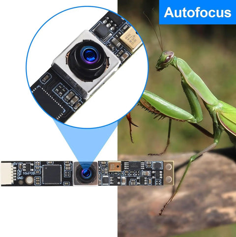 Close-up of Dope 16MP USB Camera With Autofocus And Built In Microphone 100 Degree Wide Angle No Distortion Lens 4K Ultra HD Streaming