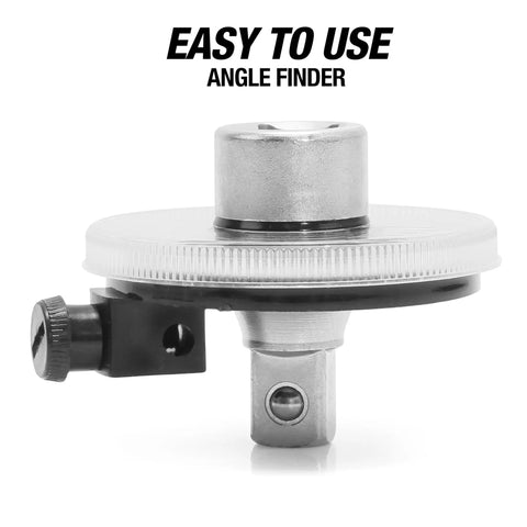 Adjustable angle finder with 360-degree wheel for precision tightening, part of Torque Angle Gauge For Precision Tightening And Degree Measurement