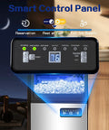 Smart control panel display on Heavy Duty Beast Mode Commercial Ice Maker 110 Lbs Per Day Under Counter Or Freestanding