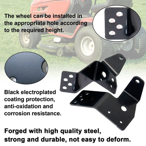 42 Inch Deck Gauge Wheel Bracket Kit Fits Husqvarna Ariens AYP Poulan Pro Craftsman 532181040 525509501 YTH22V42 YTH2042 YTH18542 GWN42B Lawn Mowers And Tractors