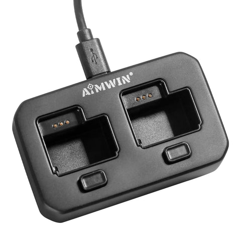 Dual Magnetic Charging Dock for WL500 Batteries with USB C Fast Charge, Compatible with WL10 WL10GL and WL12 Tactical Lights