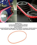 12 Inch Drive Belt Closed Loop PE Round Belt High Performance Heavy Duty Replacement For Lathes Drill Presses Table Saws Band Saws And Roller Conveyor Systems Oil And Water Resistant Durable shown on machinery pulleys