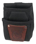 Double Clip-On Pouch For 2-Inch Work Belts, Extra Bag With Leather Patch For Phone And Tools, Built Tough USA Made Utility Holder
