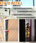 Two Pack Sliding Patio Door Rollers Replacement Kit With One And A Half Inch Steel Ball Bearing Wheels, Edge Adjustable