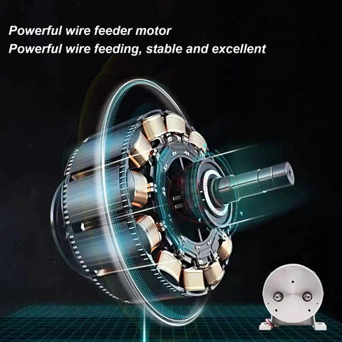 Badass Heavy Duty 24V DC Automatic Welding Wire Feeder Machine With Slick MIG Mag Compatibility And Pro Grade Steel Construction For Blazing Fast Welding Projects