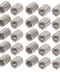Stainless Steel 1/4-20 Helical Thread Inserts 25 Pack For Repairing Stripped Threads In Metal Wood And Plastic Heavy Duty 304 Stainless Coil Wire Repair Inserts