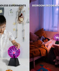 8 Inch Heart Shaped Touch And Sound Sensitive Plasma Lamp Globe For Home And Office Decor A Gift For Curious Minds That Glows In The Dark And Delivers A Dope Desk Vibe And Nostalgia, used for science learning and bedroom decor
