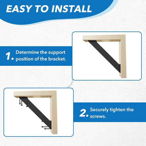 Heavy Duty Roof Riser Brackets Kit With 45 Degree Corner Braces For Pergolas And Decks Beefed Up Durability In Steel With Black Powder Coat Inside Joint Beam Bracket For Treehouses Gazebos Patios Cabins Set Of 6
