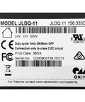 Label showing specifications for Power Recliner Motor Kit JLDQ.11.156.333D, including model number, power details, and certifications.