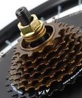 Close-up of gear assembly on Powerful 48V 1000W Rear Wheel Electric Bike Conversion Kit for 20 Inch Mountain Bikes With LED Display