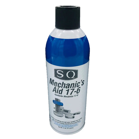 Mechanic's Aid 17-6 Penetrating Oil Low Viscosity Formula That Loosens Stubborn Nuts And Bolts And Removes Rust With Molybdenum Corrosion Inhibitors 11 Oz Can 50 State Compliant bottle front view