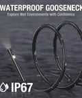Dual Lens Inspection Camera With 5 Inch IPS Screen And LED Light Dope HD Borescope Endoscope Waterproof Flexible 5ft Probe