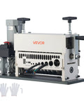 Electric Wire Stripper Workhorse With 11 Feed Channels Strips 0.06 To 1.57 Inch Copper Cables 370W Motor Automatic And Manual Crank Mode