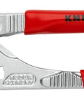 Three Piece Pliers Wrench Set In Tool Roll High Leverage Pliers Wrenches for Gripping Turning Pressing and Bending in red handle