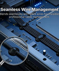 Black Hot Glue Sticks 0.27 Inch Diameter For Glue Gun used in seamless cable management on electronic circuit board.