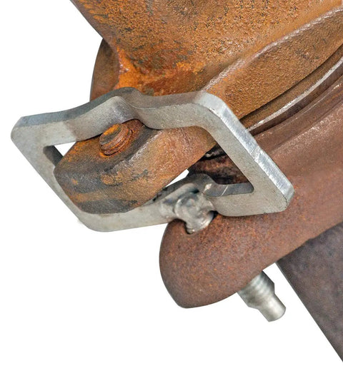 Close-up of Exhaust Stud Clamp Kit For V8 And V10 Trucks Easy Inexpensive Fix To Reattach Down Pipe And Flange Without Drilling