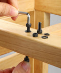Assembling furniture with Heavy Duty M5 Screws Kit 128 PC Set With Hex Socket Cap Bolts, Nuts, And Washers In 50, 60, 70, And 80mm