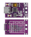Two Pack Type C PD Fast Charge Detector Kit QC AFC PD2.0 PD3.0 to DC Output Change Board for USB PD Notebooks and Power Supplies