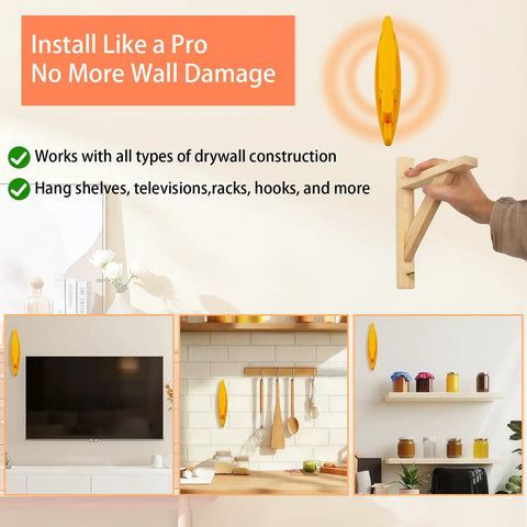 Hella Reliable Two Pack Magnetic Stud Finder With Strong Core And Zero Batteries Needed For Accurate Drywall Wood Scanning Featuring Smooth Ergonomic Grip For Quick Screw Nail Location Inside Walls