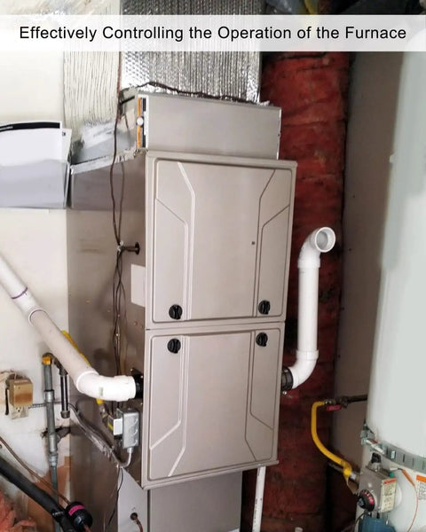 Built Tough Furnace Limit Switch Thermostat With Manual Reset installed in Intertherm Nordyne Miller Gibson Tappan Frigidaire furnace.